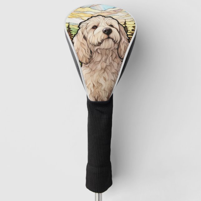 Couvre-club De Golf Chien de Labradoodle (Devant)