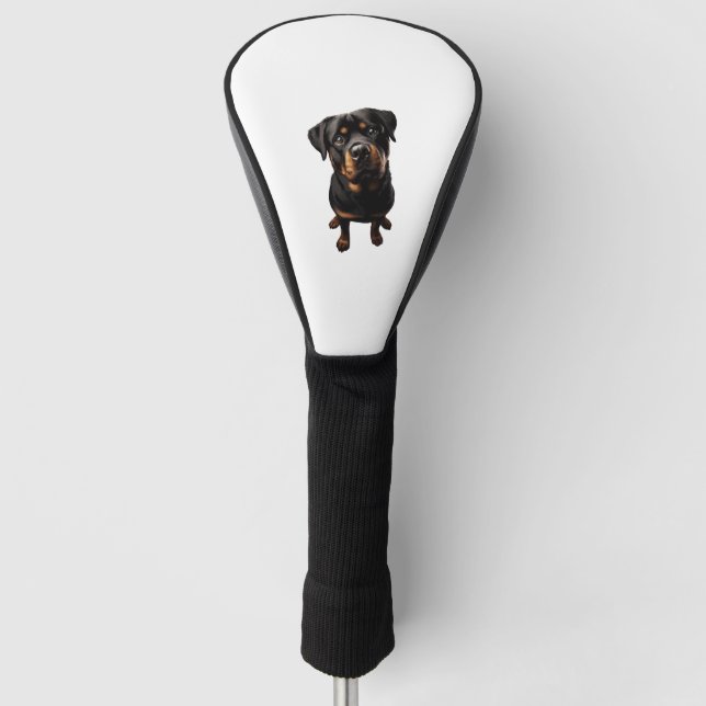 Couvre-club De Golf chien de rottweiler (Devant)