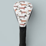 Couvre-club De Golf Chien de saucisse Dachshund<br><div class="desc">Mignonne petite saucisse Dachshund ou des chiens édulcorés en laine. Parfait pour les amoureux de les chiens et les promeneurs de chiens.</div>