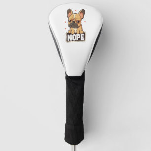 Couvre-club De Golf Chien de taureau français Nope
