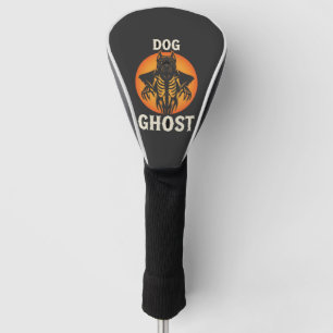 Couvre-club De Golf Chien Fantôme Halloween Horreur Vecteur