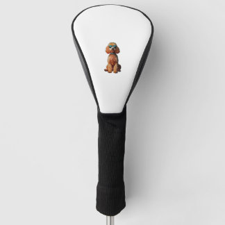 Couvre-club De Golf Chiens Amoureux des animaux de canicules amusants