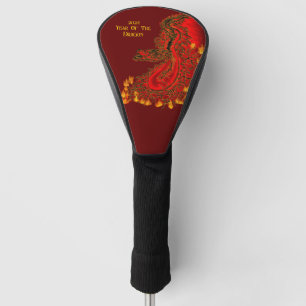 Couvre-club De Golf Chine Dragon, 2024 Année Du Dragon