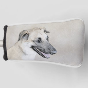 Couvre-club De Golf Chinook (oreilles d'hélicoptère) Peinture - Chien