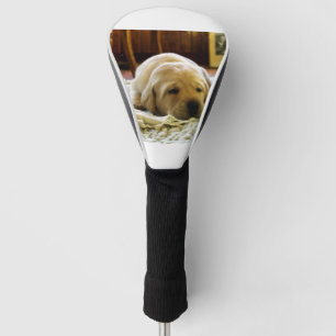 Couvre-club De Golf chiot de laboratoire du jaune 2