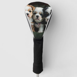 Couvre-club De Golf Chiots super mignons sur le canapé 2
