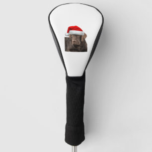 Couvre-club De Golf Chocolat Lab Chemise Labrador Retriever Chien Chri