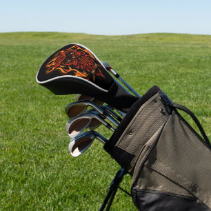 Couvre-club De Golf Chouette d'incendie