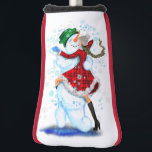 Couvre-club De Golf Christmas Golf Head Cover Snowman and Girl Dance<br><div class="desc">Happy Snowman and Girl Dance Tango Christmas Party Fun Dessin de dessin - Choisissez / Ajouter votre texte unique / Nom / Couleur - Faites votre cadeau spécial - Redimensionnez et déplacez ou retirez et ajoutez des éléments / texte avec l'outil de personnalisation! Dessin et design par MIGNED. S'il vous...</div>