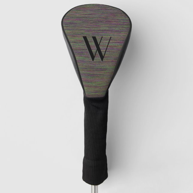 Couvre-club De Golf Chroma Denim Look Monogram / Initialisé (Devant)