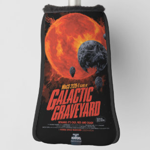 Couvre-club De Golf Cimetière Spatial Crâne Halloween Galaxie des Horr