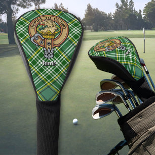 Couvre-club De Golf Cimier de lion Clan Currie sur Tartan