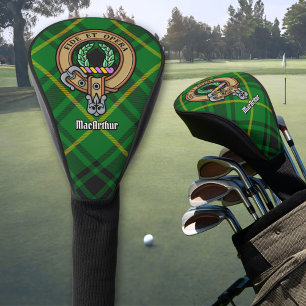 Couvre-club De Golf Cimier du clan MacArthur sur tartan