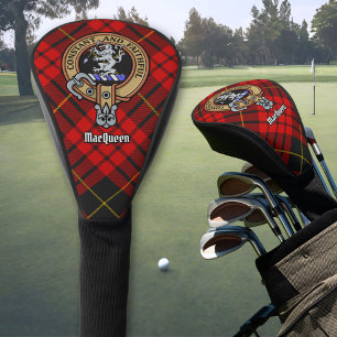 Couvre-club De Golf Cimier du clan MacQueen sur tartan