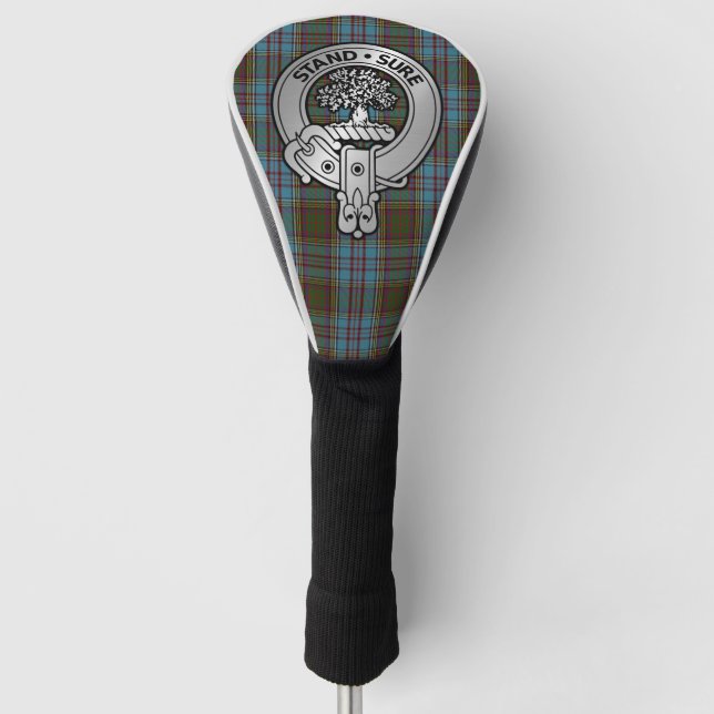 Couvre-club De Golf Clan Anderson Crest & Tartan (Devant)