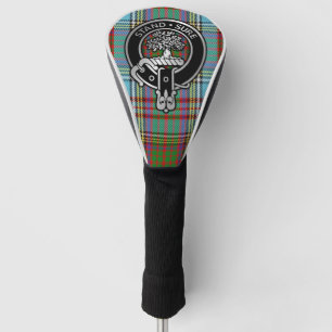 Couvre-club De Golf Clan Anderson Crest & Tartan Golf Head Cover