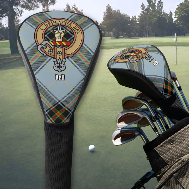 Couvre-club De Golf Clan Bell Crest sur Tartan (Créateur téléchargé)