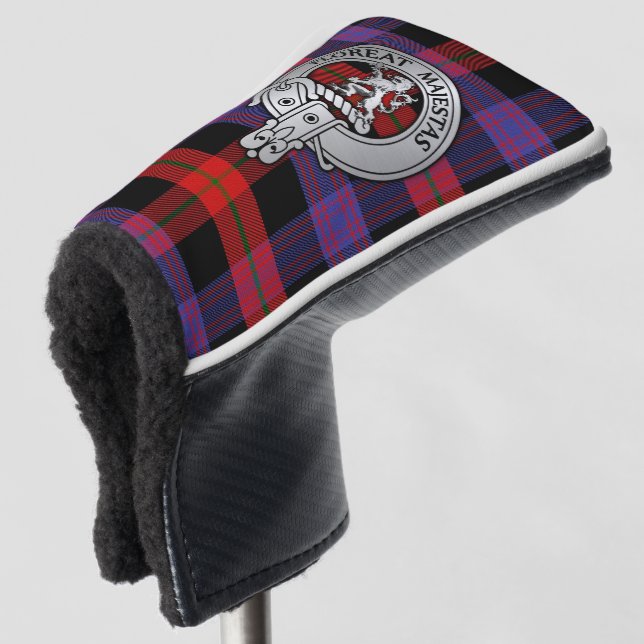 Couvre-club De Golf Clan Brown Crest & Tartan (Devant 3/4)