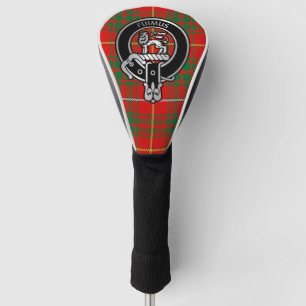 Couvre-club De Golf Clan Bruce Crest & Tartan Golf Head Cover