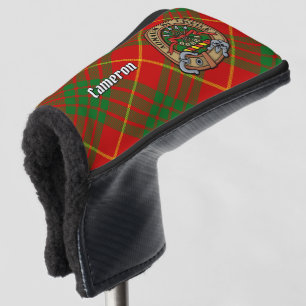 Couvre-club De Golf Clan Cameron Crest sur Tartan