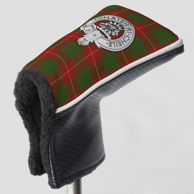 Couvre-club De Golf Clan Cameron Crest & Tartan (Devant 3/4)