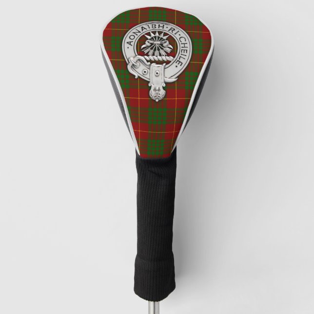 Couvre-club De Golf Clan Cameron Crest & Tartan (Devant)