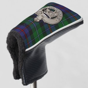 Couvre-club De Golf Clan Campbell Crest et Cawdor Tartan