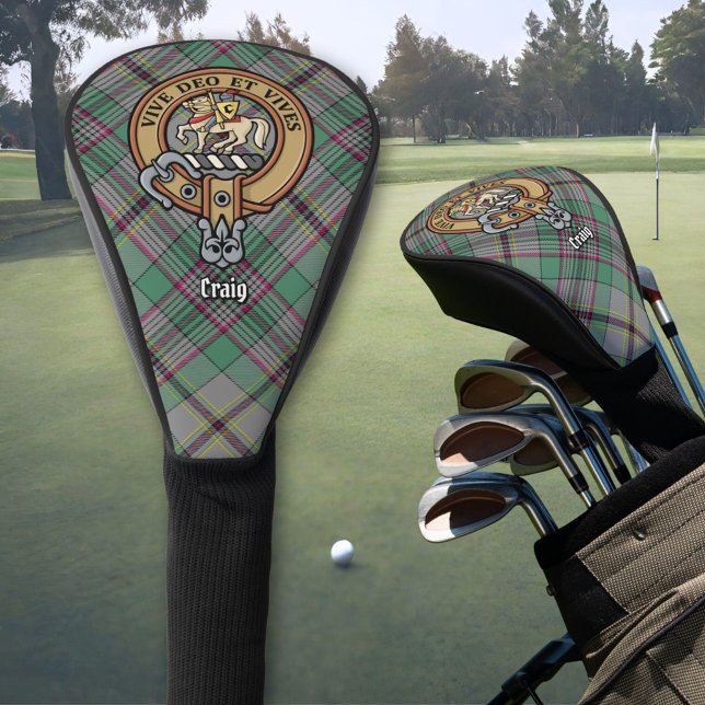 Couvre-club De Golf Clan Craig Crest Golf Head Cover (Créateur téléchargé)
