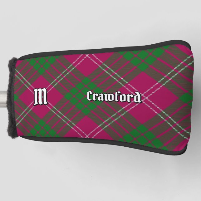 Couvre-club De Golf Clan Crawford Tartan Tartan (Devant)