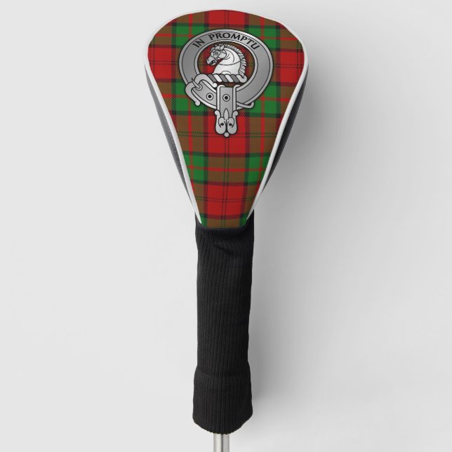 Couvre-club De Golf Clan Dunbar Crest & Tartan (Devant)