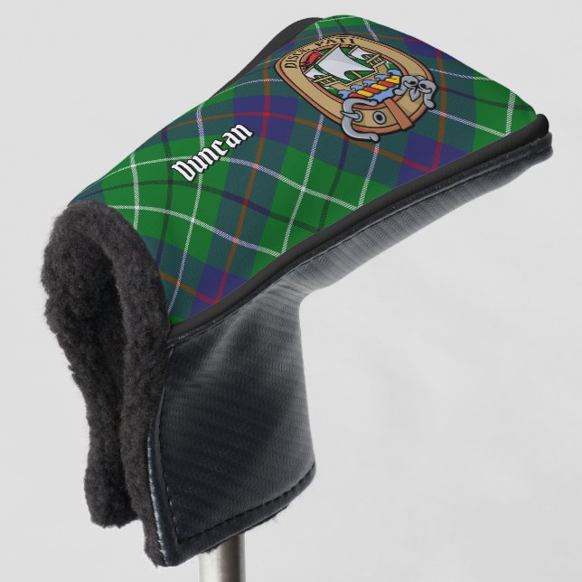 Couvre-club De Golf Clan Duncan Crest over Tartan (Devant 3/4)