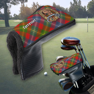 Couvre-club De Golf Clan Forrester Crest sur Tartan