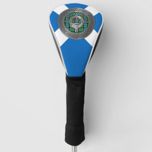 Couvre-club De Golf Clan Forsyth Crest & Tartan Knot