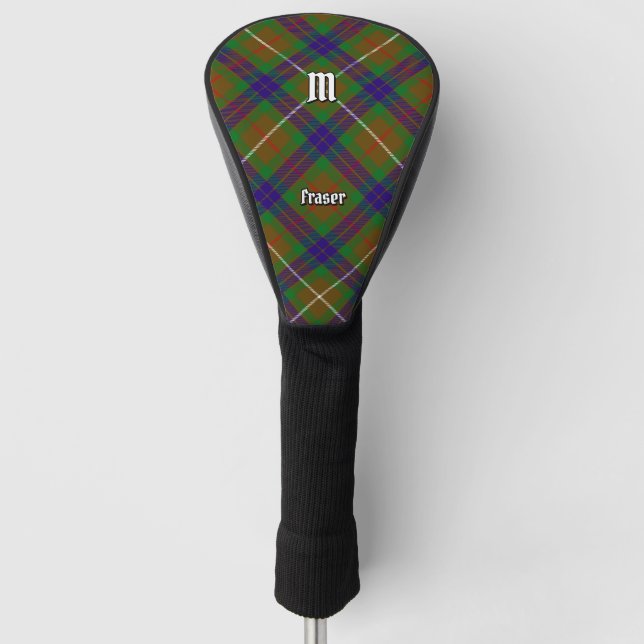 Couvre-club De Golf Clan Fraser Chasse Tartan Golf Tête Couverture (Devant)