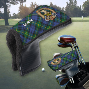 Couvre-club De Golf Clan Gordon Crest sur la couverture de la tête de