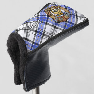 Couvre-club De Golf Clan Hannay Crest sur Tartan