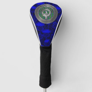 Couvre-club De Golf Clan Hunter Crest & Tartan Knot