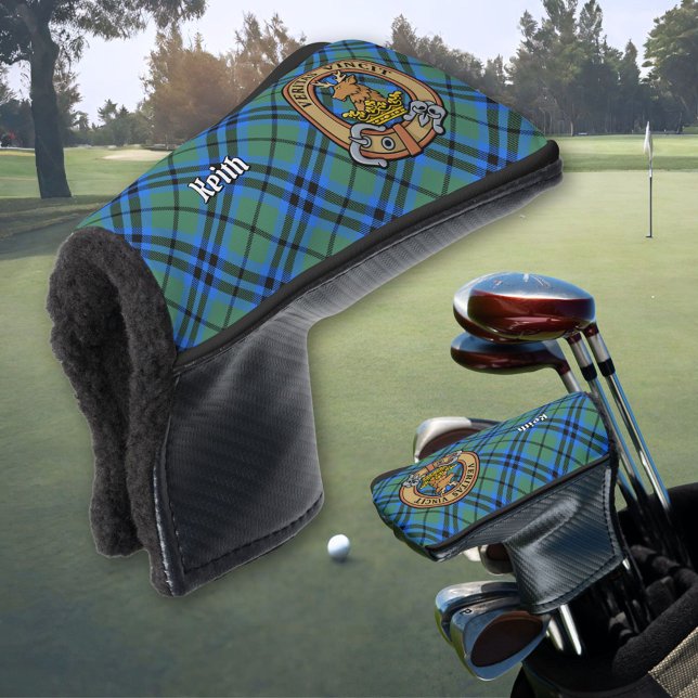 Couvre-club De Golf Clan Keith Crest sur Tartan (Créateur téléchargé)