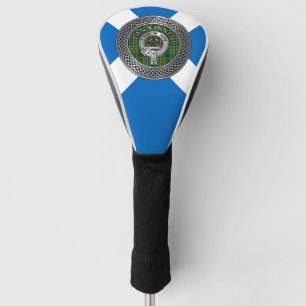 Couvre-club De Golf Clan Kinnear Crest & Tartan Knot