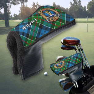 Couvre-club De Golf Clan Kirkpatrick Crest sur Tartan