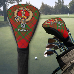 Couvre-club De Golf Clan MacAlister Crest sur Glenbarr Tartan