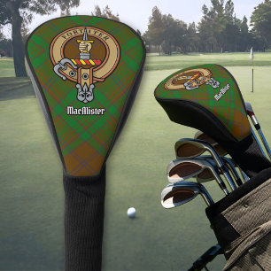 Couvre-club De Golf Clan MacAlister Crest sur la chasse Glenbarr Tarta