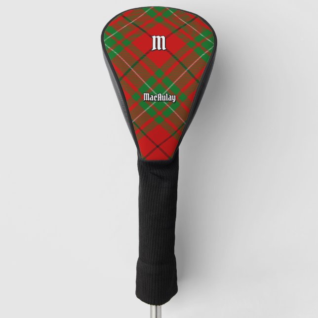 Couvre-club De Golf Clan MacAulay Tartan Golf Head Cover (Devant)