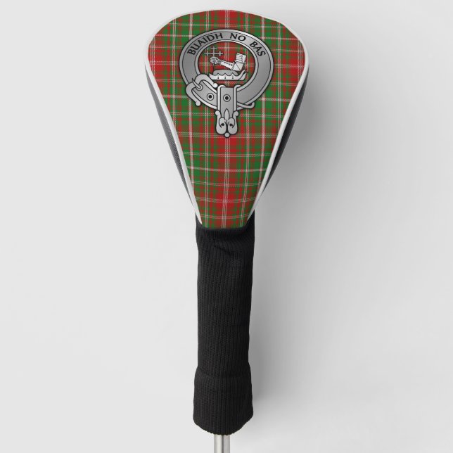 Couvre-club De Golf Clan MacDougall Crest & Tartan (Devant)