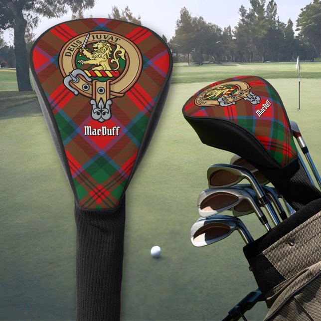 Couvre-club De Golf Clan MacDuff Crest sur Tartan (Créateur téléchargé)