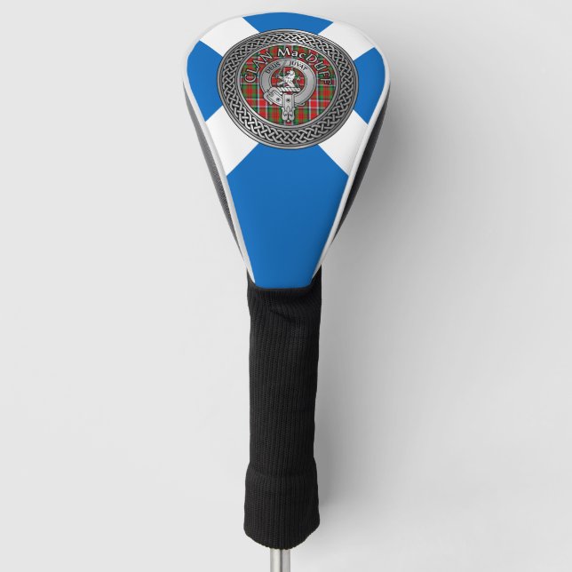 Couvre-club De Golf Clan MacDuff Crest & Tartan Knot (Devant)