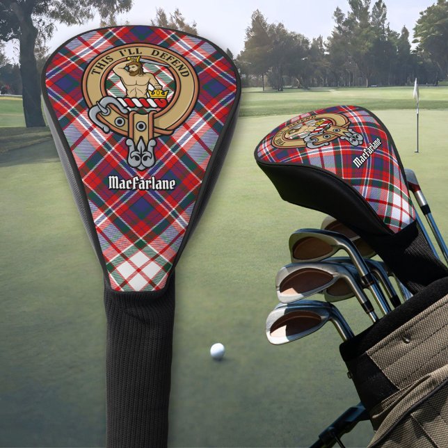 Couvre-club De Golf Clan MacFarlane Crest sur le tatan de robe (Créateur téléchargé)