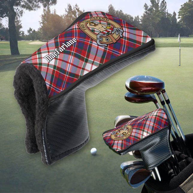 Couvre-club De Golf Clan MacFarlane Crest sur le tatan de robe (Créateur téléchargé)