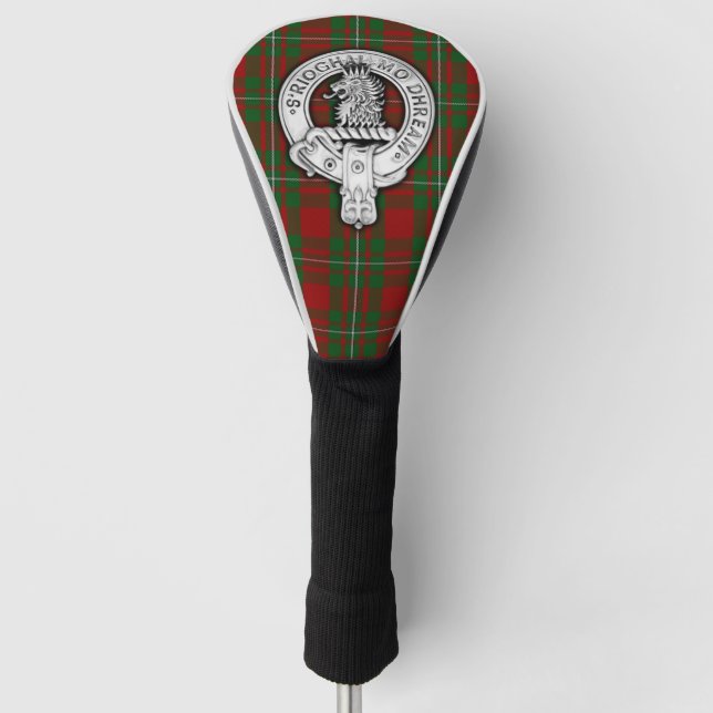 Couvre-club De Golf Clan MacGregor Crest & Tartan (Devant)