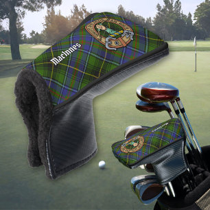 Couvre-club De Golf Clan MacInnes Crest sur Tartan